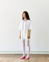 カラーブロックVネックTシャツ