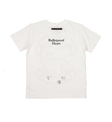 Bulletproof Heart ジャストフィットTシャツ / Bulletproof Heart Just Fit tee (white ivory)