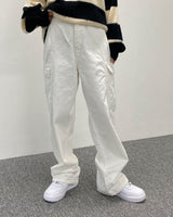 ステッチカーゴコットンパンツ。/Stitch Cargo Cotton Pants (6623649497206)