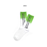 TIE-DYE VERTICAL LOGO SOCKS (5color) (6675696025718)