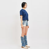 マムズフェイバリットフィットクロップTシャツ