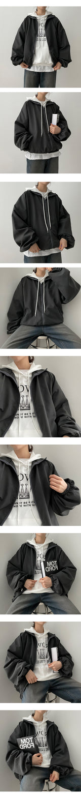 ウィンドブレーカージップアップ / a windbreaker with a zip-up