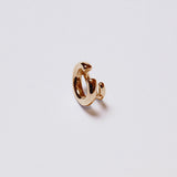 シルバーダヴェルイヤーカフ / silver dovel earcuff (yellow gold plated / platinum gold plated)