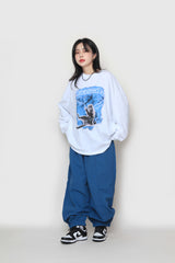 キャットエレクトロロングスリーブT / Cat Electro Long Sleeve T