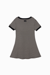 V NECK STRIPE OPS (WHITE)