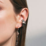 NO.317 [BLACK] GEOMETRY HEART EARCUFF