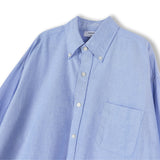 VZロゴビックオーバーフィットオックスフォードシャツスカイブルー/VZ Logo Big Over Fit Oxford Shirt Skyblue (6683361050742)