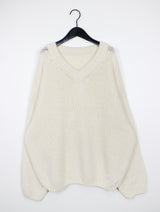 アルパカボキシーニット / Alpaca Boxy Knit (5color)