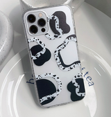ミルクリングブラックフォーンケース / Milk Ring Black Phone Case
