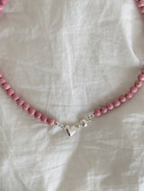 ノッティングピンクネックレス / [925silver] Notting pink Necklace