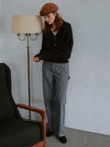 CARPENTER WIDE PANTS STRIPE