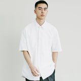 ナイロンランドリーシャツ / NYLON LAUNDRY SHIRT WHITE