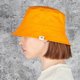 Monogram Label Color Bucket Hat Orange