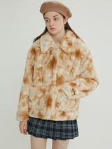 (JK-21708) ECO FUR JACKET BEIGE (6616013635702)