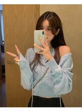 sky cardigan top (6677096824950)