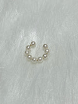 pearl donut Earcuff