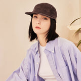 VA Square Suede Camp Cap / Brown