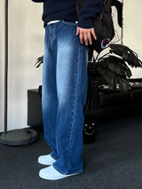 ハッシーブラシワイドデニムパンツ / HACCY BRUSH WIDE DENIM PANTS(ONE COLOR)