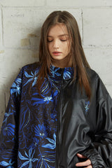 Jブルーフラワージャケット/BSR2223FWJK062 J-BLUE FLOWER JACKET BLACK