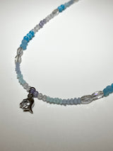 aqua dolphin Necklace