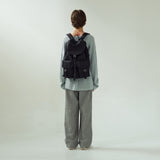 [After Pray Edition] 2-Pocket Cotton Cargo Rucksack (Black&Nickel)