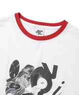 リンガーコラージュT / RINGER COLLAGE SS TEE WHITE(CV2DMUT506A)
