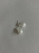 [92.5silver] water pearl earrings