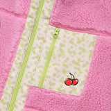 チェリーポケットフリースジャンパー / CHERRY POCKET FLEECE JUMPER [PINK]