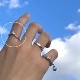ムーンズピースリング / Moon's piece silver Ring