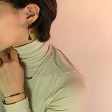 スノーフレークネックレス / Snowflake Necklace (3color) (6650194002038)