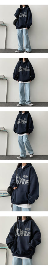 Veil denim wide pants