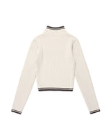 W SLAMMERS TURTLE NECK KNIT IVORY(CV2DFFK640A)