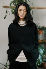 unisex tweed jacket black