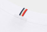 シグネイチャーバックレタリングフレンチショートスリーブTシャツT65/Signature Back Lettering French Short Sleeve T65 White