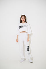 ハイファッションショートスリーブクロップTシャツ / TOP(9280) High Fashion Short Sleeve Crop Tee