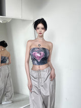 グロッシーピンタックパラシュートパンツ/[High quality] 868. Glossy pintuck para-suit pt (2color)