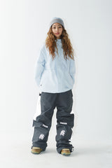 WDフューチャーリフレクティブトラックパンツ / BSR2223FWPT041 WD FUTURE REFLECTIVE TRACK PANTS CHARCOAL