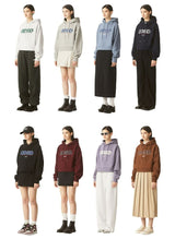 ODSDロゴアップリケクロップドパーカー / ODSD LOGO APPLIQUE CROPPED HOODIE -  8COLOR