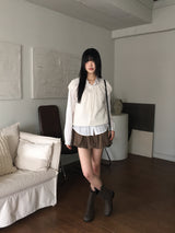 シャカリボンシャーリングブークレニットTシャツ