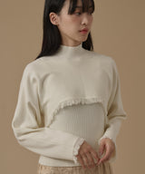 2WAY LAYRED KNIT SET