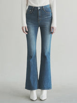 ブーツカットデニムパンツ / W105 BOOTS CUT DENIM PANTS_DEEP BLUE