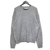 (UNISEX) リターンケーブルクラシックニット