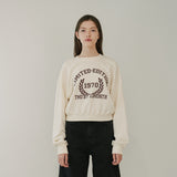 CROPPED SWEATSHIRT (IVORY) (6645970337910)