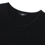 ベーシックマシュマロショートスリーブT/BASIC MARSHMALLOW SHORT-SLEEVED T-BLACK
