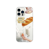 ブレッドアンドミルクジェリースマホケース/Bread and milk jelly case