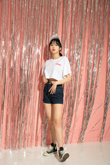 オリジナルクロップTシャツ/TOP(8610) original crop tea