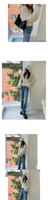 ププクロップニット / Pupu Crop Knit (5color)