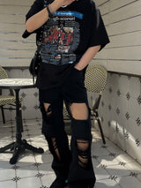 アテンションニュースペーパーショートスリーブT