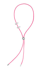 NO.481 [SILVER] サークルコードロックネックレス