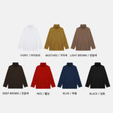 ナッピングハイネックニットＴシャツ (7colors)